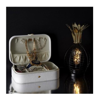 Ορθογώνια Κοσμηματοθήκη - Μπιζουτιέρα 22 x 15 x 7 cm Χρώματος Λευκό... Ορθογώνια Κοσμηματοθήκη - Μπιζουτιέρα 22 x 15 x 7 cm Χρώματος Λευκό...