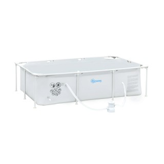 Ορθογώνια Πισίνα με Φίλτρο και Βαλβίδα από Ατσάλι και PVC 291 x 190... Ορθογώνια Πισίνα με Φίλτρο και Βαλβίδα από Ατσάλι και PVC 291 x 190...