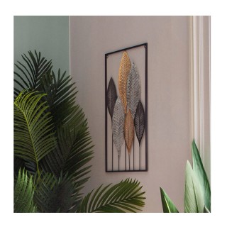 Ορθογώνιο Μεταλλικό Διακοσμητικό Τοίχου 37.3 x 2.5 x 64.7 cm Atmosp... Ορθογώνιο Μεταλλικό Διακοσμητικό Τοίχου 37.3 x 2.5 x 64.7 cm Atmosp...