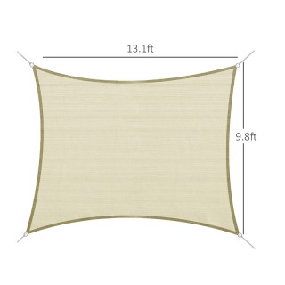 Ορθογώνιο Πανί Σκίασης 3 x 4 m Outsunny 01-0631