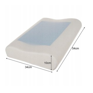 Ορθοπεδικό Μαξιλάρι με Memory Foam και Cooling Gel 54 x 34 x 10 cm ...