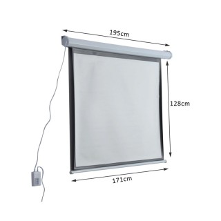 Οθόνη - Πανί Προβολής με Τηλεχειριστήριο 171 x 128 cm HOMCOM 001-004 Οθόνη - Πανί Προβολής με Τηλεχειριστήριο 171 x 128 cm HOMCOM 001-004