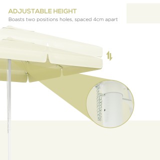 Ομπρέλα κήπου Outsunny 2,5 m ρυθμιζόμενου ύψους σε αλουμίνιο, μέταλ... Ομπρέλα κήπου Outsunny 2,5 m ρυθμιζόμενου ύψους σε αλουμίνιο, μέταλ...