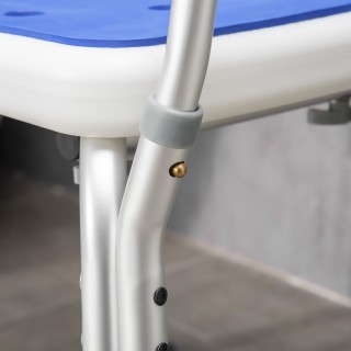 Καρέκλα ντους HOMCOM με επένδυση και ρυθμιζόμενο ύψος, μπράτσα και ... Καρέκλα ντους HOMCOM με επένδυση και ρυθμιζόμενο ύψος, μπράτσα και ...