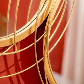 HOMCOM 3D Μεταλλική Διακόσμηση Τοίχου, Κύκλοι τοίχου με Καθρέφτες 1...