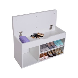 Πάγκος Αποθήκευσης Παπουτσιών με 3 Ράφια και Κάθισμα 47 x 80 x 30 c... Πάγκος Αποθήκευσης Παπουτσιών με 3 Ράφια και Κάθισμα 47 x 80 x 30 c...