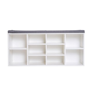 Πάγκος Αποθήκευσης Παπουτσιών με Μαξιλάρι και 10 Διαμερίσματα 104 x... Πάγκος Αποθήκευσης Παπουτσιών με Μαξιλάρι και 10 Διαμερίσματα 104 x...