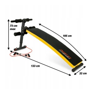 Πάγκος Κοιλιακών και Ασκήσεων Sit Up με 2 Λάστιχα Αντίστασης 133 x ... Πάγκος Κοιλιακών και Ασκήσεων Sit Up με 2 Λάστιχα Αντίστασης 133 x ...