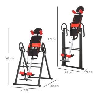 Πάγκος Αναστροφής με Πλάτη - Πολυόργανο Inversion Table HOMCOM A91-090