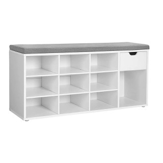 Πάγκος Αποθήκευσης Παπουτσιών με Κάθισμα και 10 Διαμερίσματα 104 x ... Πάγκος Αποθήκευσης Παπουτσιών με Κάθισμα και 10 Διαμερίσματα 104 x ...