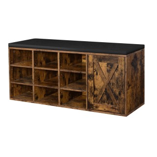 Πάγκος Αποθήκευσης Παπουτσιών με Κάθισμα και 9 Διαμερίσματα 110 x 3... Πάγκος Αποθήκευσης Παπουτσιών με Κάθισμα και 9 Διαμερίσματα 110 x 3...