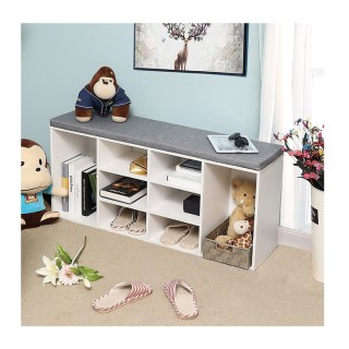 Πάγκος Αποθήκευσης Παπουτσιών με Μαξιλάρι και 10 Διαμερίσματα 104 x... Πάγκος Αποθήκευσης Παπουτσιών με Μαξιλάρι και 10 Διαμερίσματα 104 x...