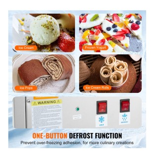 Παγωτομηχανή για Ρολό Παγωτού 340 x 310 x 300 mm VEVOR JYTMDGLCB210... Παγωτομηχανή για Ρολό Παγωτού 340 x 310 x 300 mm VEVOR JYTMDGLCB210...