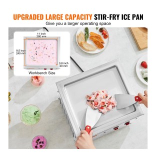 Παγωτομηχανή για Ρολό Παγωτού 340 x 310 x 300 mm VEVOR JYTMDGLCB210... Παγωτομηχανή για Ρολό Παγωτού 340 x 310 x 300 mm VEVOR JYTMDGLCB210...