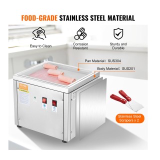 Παγωτομηχανή για Ρολό Παγωτού 340 x 310 x 300 mm VEVOR JYTMDGLCB210... Παγωτομηχανή για Ρολό Παγωτού 340 x 310 x 300 mm VEVOR JYTMDGLCB210...