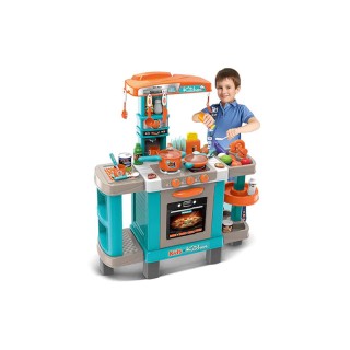 Παιδική Κουζίνα 78 x 29 x 87 cm με Αξεσουάρ Χρώματος Τιρκουάζ Hoppl... Παιδική Κουζίνα 78 x 29 x 87 cm με Αξεσουάρ Χρώματος Τιρκουάζ Hoppl...