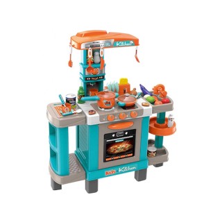 Παιδική Κουζίνα 78 x 29 x 87 cm με Αξεσουάρ Χρώματος Τιρκουάζ Hoppl...