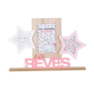 Παιδική Ξύλινη Κορνίζα 3 Θέσεων 25 x 5 x 38 cm Home Deco Kids HD2360 Παιδική Ξύλινη Κορνίζα 3 Θέσεων 25 x 5 x 38 cm Home Deco Kids HD2360