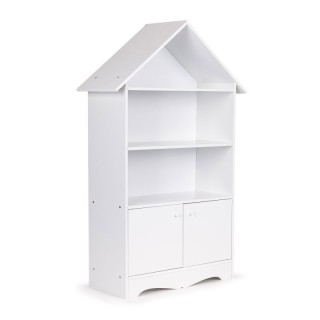 Παιδική Ξύλινη Βιβλιοθήκη με 3 Ράφια και 1 Ντουλάπι 74 x 28.5 x 115... Παιδική Ξύλινη Βιβλιοθήκη με 3 Ράφια και 1 Ντουλάπι 74 x 28.5 x 115...