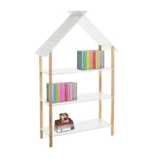Παιδική Ξύλινη Βιβλιοθήκη Montessori σε Σχήμα Σπιτιού με 3 Ράφια 79... Παιδική Ξύλινη Βιβλιοθήκη Montessori σε Σχήμα Σπιτιού με 3 Ράφια 79...