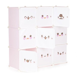 Σύστημα Αποθήκευσης - Παιδική Αρθρωτή Ραφιέρα με 9 Κύβους 110 x 37 ...