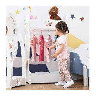 Παιδική Επιδαπέδια Ξύλινη Κρεμάστρα 63 x 37 x 103 cm HOMCOM 311-030 Παιδική Επιδαπέδια Ξύλινη Κρεμάστρα 63 x 37 x 103 cm HOMCOM 311-030