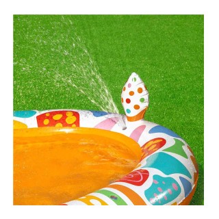 Παιδική Φουσκωτή Πισίνα Καμηλοπάρδαλη με Ψεκαστήρα Νερού 266 x 157 ...