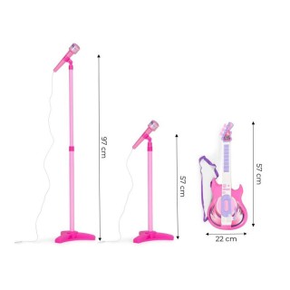 Παιδική Ηλεκτρική Κιθάρα με Μικρόφωνο και Σταντ Multistore HC342075