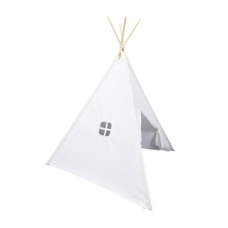 Παιδική Ινδιάνικη Σκηνή 120 x 120 x 160 cm Χρώματος Λευκό Home Deco...