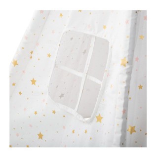 Παιδική Ινδιάνικη Σκηνή 130 x 130 x 160 cm Χρώματος Λευκό Atmospher... Παιδική Ινδιάνικη Σκηνή 130 x 130 x 160 cm Χρώματος Λευκό Atmospher...