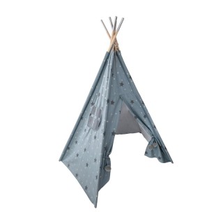 Παιδική Ινδιάνικη Σκηνή 130 x 130 x 160 cm Χρώματος Μπλε Atmosphera...