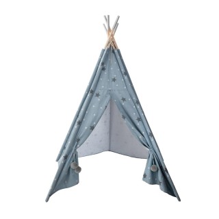 Παιδική Ινδιάνικη Σκηνή 130 x 130 x 160 cm Χρώματος Μπλε Atmosphera...