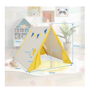 Παιδική Ινδιάνικη Σκηνή 137 x 145 x 121 cm Costway TP10145BE