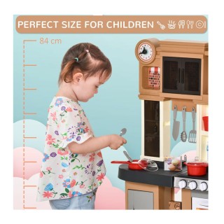 Παιδική Κουζίνα 63 x 35 x 84 cm με Αξεσουάρ HOMCOM 350-115