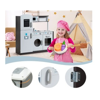 Παιδική Κουζίνα 81 x 27.5 x 84 cm Costway HW63009 Παιδική Κουζίνα 81 x 27.5 x 84 cm Costway HW63009
