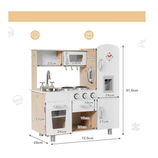 Παιδική Κουζίνα με Αξεσουάρ 72.5 x 29 x 81.5 cm Costway TY327903