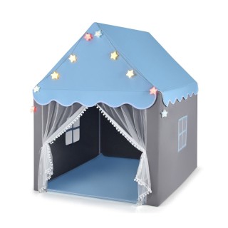 Παιδική Σκηνή Σπιτάκι με Χαλάκι και Γιρλάντα με Φώτα 105 x 121 x 13...