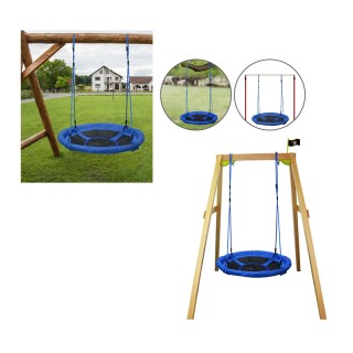 Παιδική Στρογγυλή Κούνια 100 x 180 cm HOMCOM 344-005 Παιδική Στρογγυλή Κούνια 100 x 180 cm HOMCOM 344-005