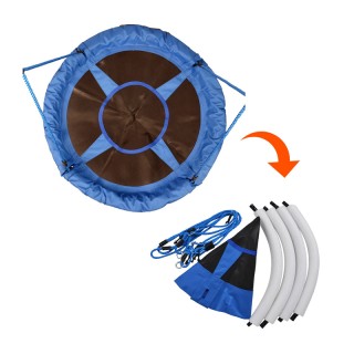 Παιδική Στρογγυλή Κούνια 100 x 180 cm HOMCOM 344-005 Παιδική Στρογγυλή Κούνια 100 x 180 cm HOMCOM 344-005