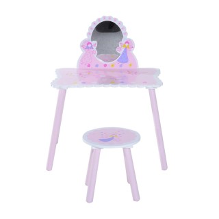 Παιδική Τουαλέτα Ομορφιάς με Σκαμπό 59 x 39 x 82 cm HOMCOM 312-003 Παιδική Τουαλέτα Ομορφιάς με Σκαμπό 59 x 39 x 82 cm HOMCOM 312-003