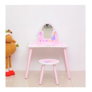 Παιδική Τουαλέτα Ομορφιάς με Σκαμπό 59 x 39 x 82 cm HOMCOM 312-003 Παιδική Τουαλέτα Ομορφιάς με Σκαμπό 59 x 39 x 82 cm HOMCOM 312-003