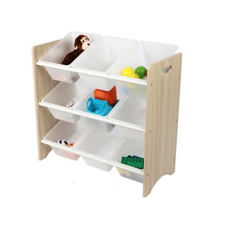 Ξύλινη Παιδική Ραφιέρα με 9 Πλαστικά Καλάθια 64 x 29.5 x 60 cm Drea... Ξύλινη Παιδική Ραφιέρα με 9 Πλαστικά Καλάθια 64 x 29.5 x 60 cm Drea...