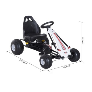 Παιδικό Αυτοκίνητο Go Kart με Πετάλια HOMCOM 341-021 Παιδικό Αυτοκίνητο Go Kart με Πετάλια HOMCOM 341-021