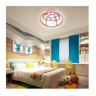 Παιδικό Φωτιστικό LED Οροφής Μανιτάρι με Τηλεχειριστήριο 28 W Bakaj...