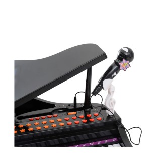 Παιδικό Ηλεκτρονικό Πιάνο με Κάθισμα και Μικρόφωνο HOMCOM 390-003BK Παιδικό Ηλεκτρονικό Πιάνο με Κάθισμα και Μικρόφωνο HOMCOM 390-003BK