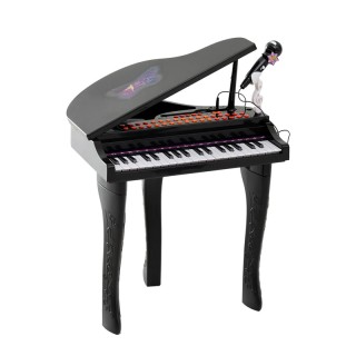 Παιδικό Ηλεκτρονικό Πιάνο με Κάθισμα και Μικρόφωνο HOMCOM 390-003BK