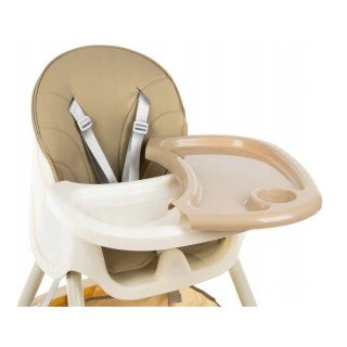 Παιδικό Κάθισμα Φαγητού 3 σε 1 Χρώματος Μπεζ Kruzzel 12060 Παιδικό Κάθισμα Φαγητού 3 σε 1 Χρώματος Μπεζ Kruzzel 12060