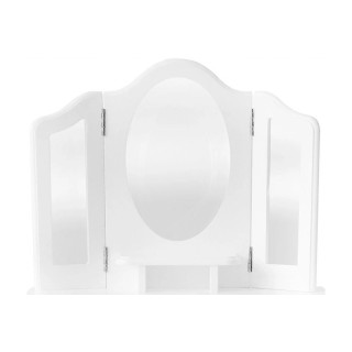 Παιδικό Ξύλινο Μπουντουάρ με Καθρέπτη και Σκαμπό 48 x 34.5 x 82 cm ... Παιδικό Ξύλινο Μπουντουάρ με Καθρέπτη και Σκαμπό 48 x 34.5 x 82 cm ...