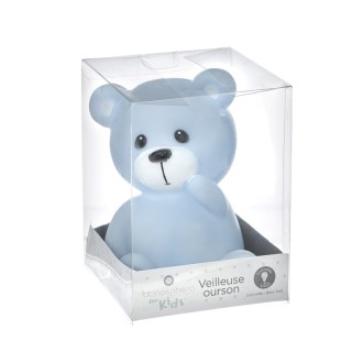 Παιδικό Φωτάκι Νυκτός LED Αρκουδάκι Χρώματος Μπλε Atmosphera 127135...