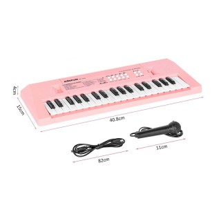 Παιδικό Ηλεκτρονικό Αρμόνιο 37 Πλήκτρων με Μικρόφωνο Bakaji 02815043